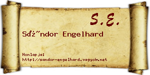 Sándor Engelhard névjegykártya